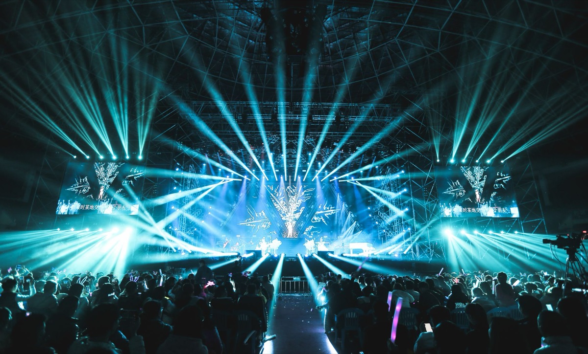 Public d'un concert de kim hyun-joong