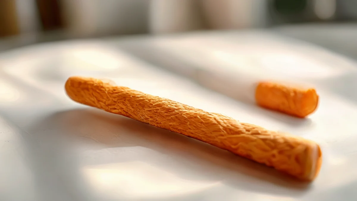 Un bastone di ginger, utilizzato in medicina tradizionale e cucina.