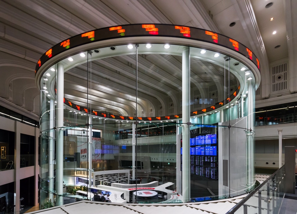edifício da Borsa de Tokio