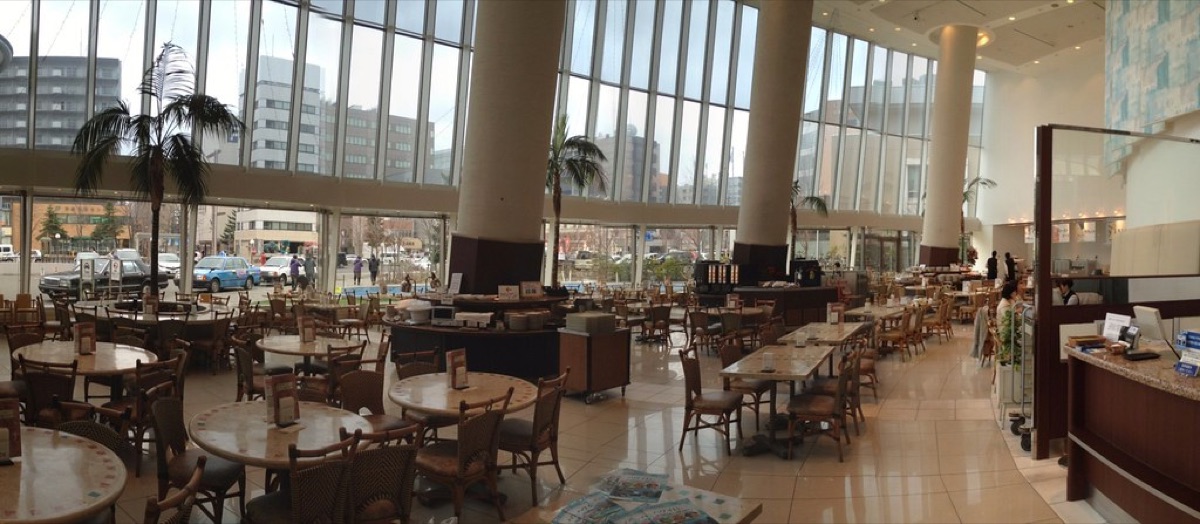 interni di un ristorante a Sapporo