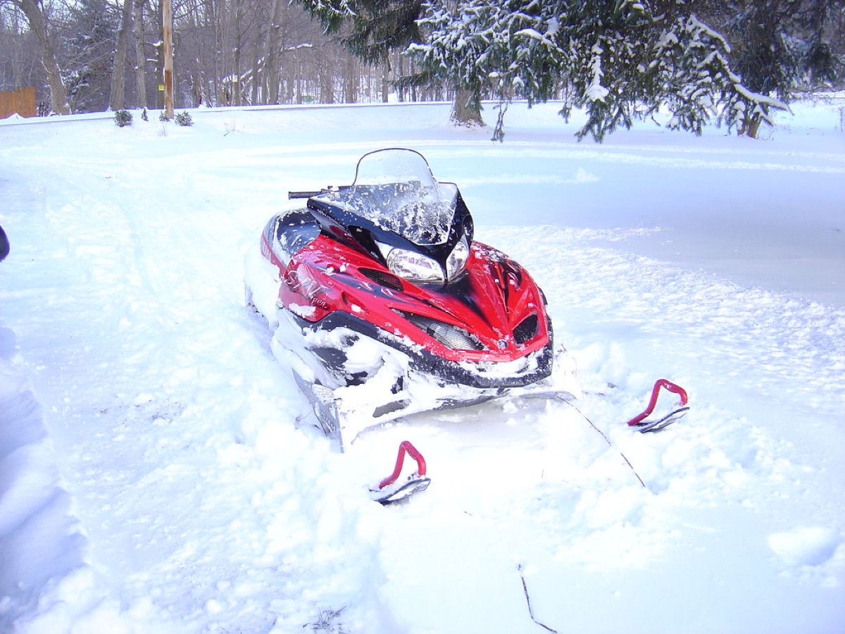 motocross in neve