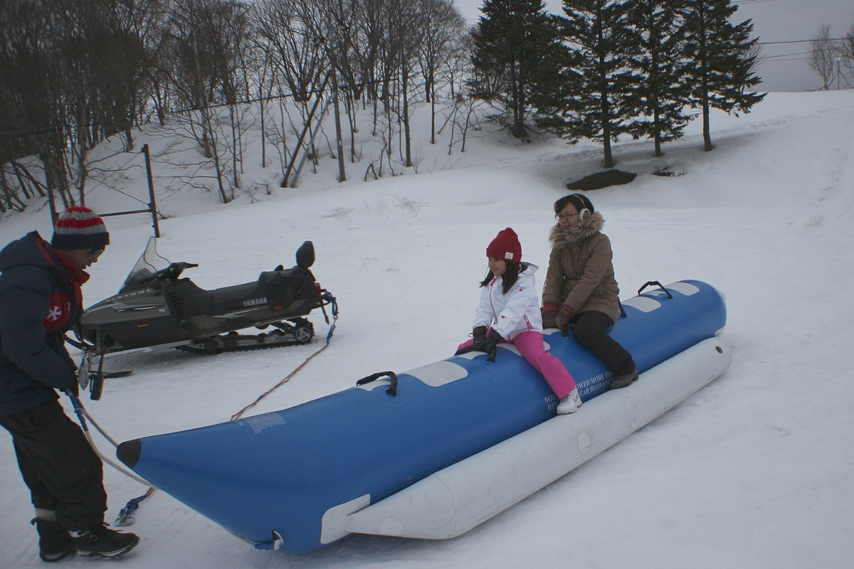 Sneeuwmachine in Hokkaido