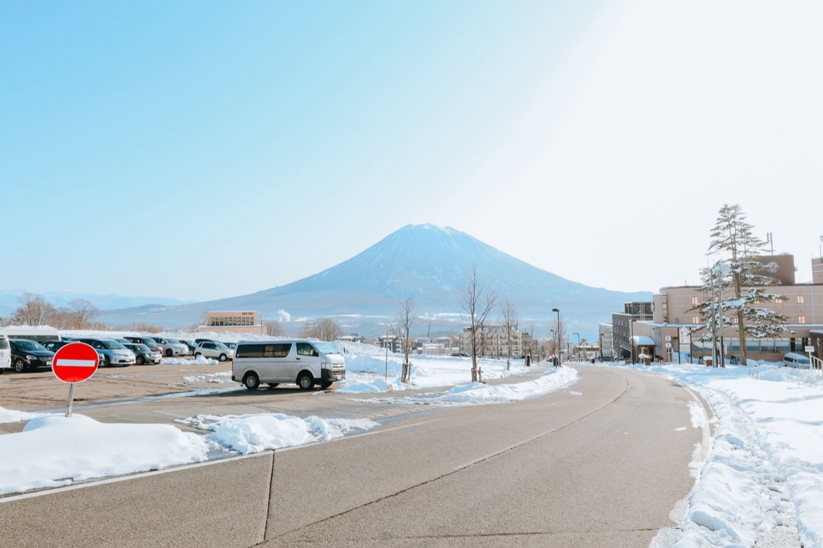 Hokkaido rental car parking