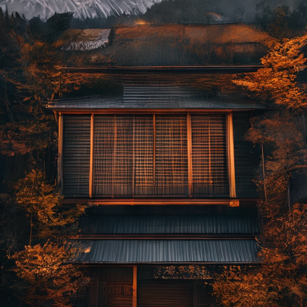 Hokkaido ryokan exterior