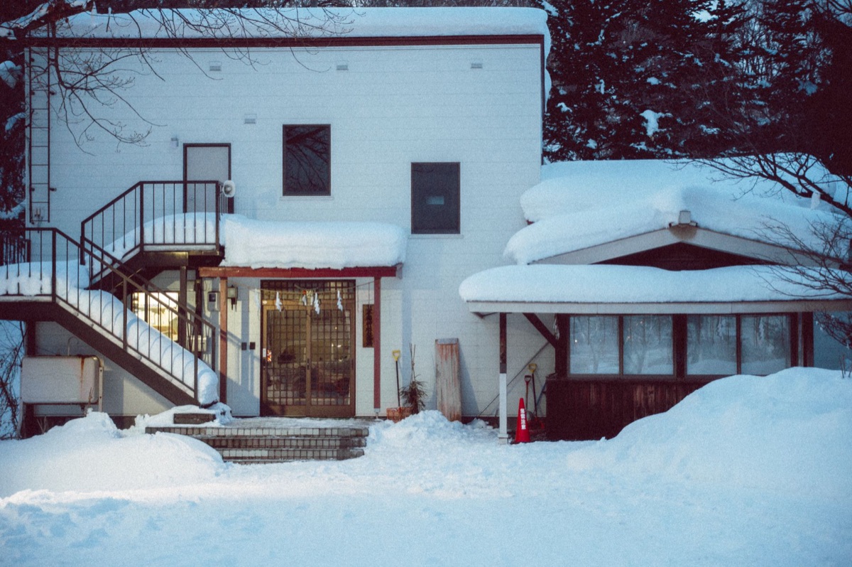esterno ryokan hokkaido