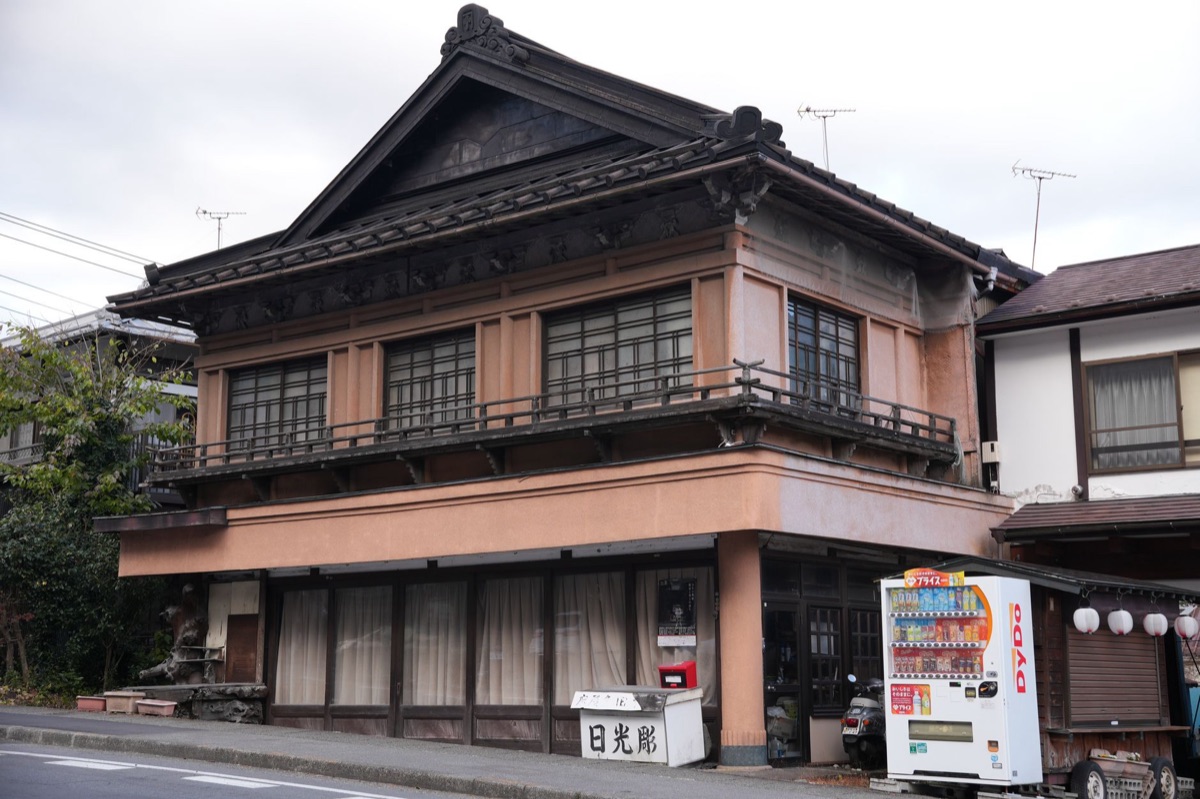 externo de ryokan tradicional